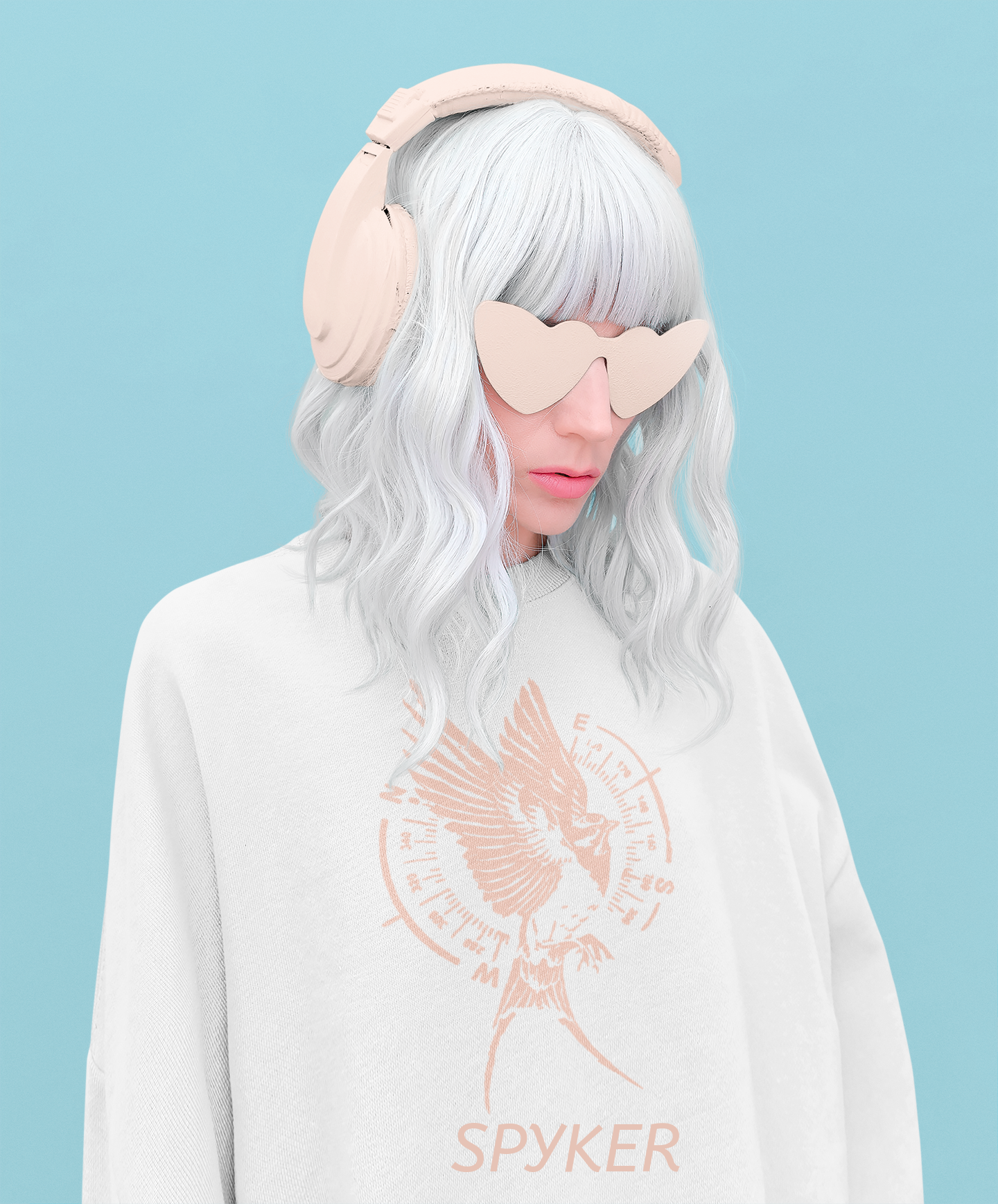 Combinaison sweat-shirt et pantalon de survêtement Pastel Daydream 🌸🎧