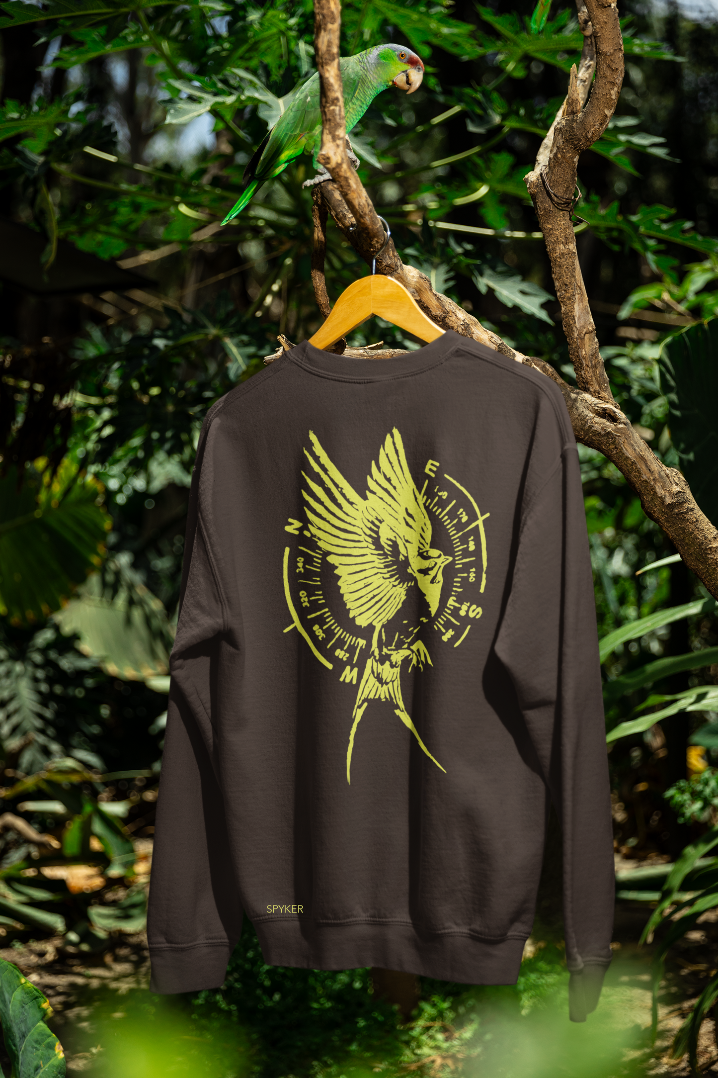 Sweat-shirt ras du cou Nature Navigator🖤🦅🌿