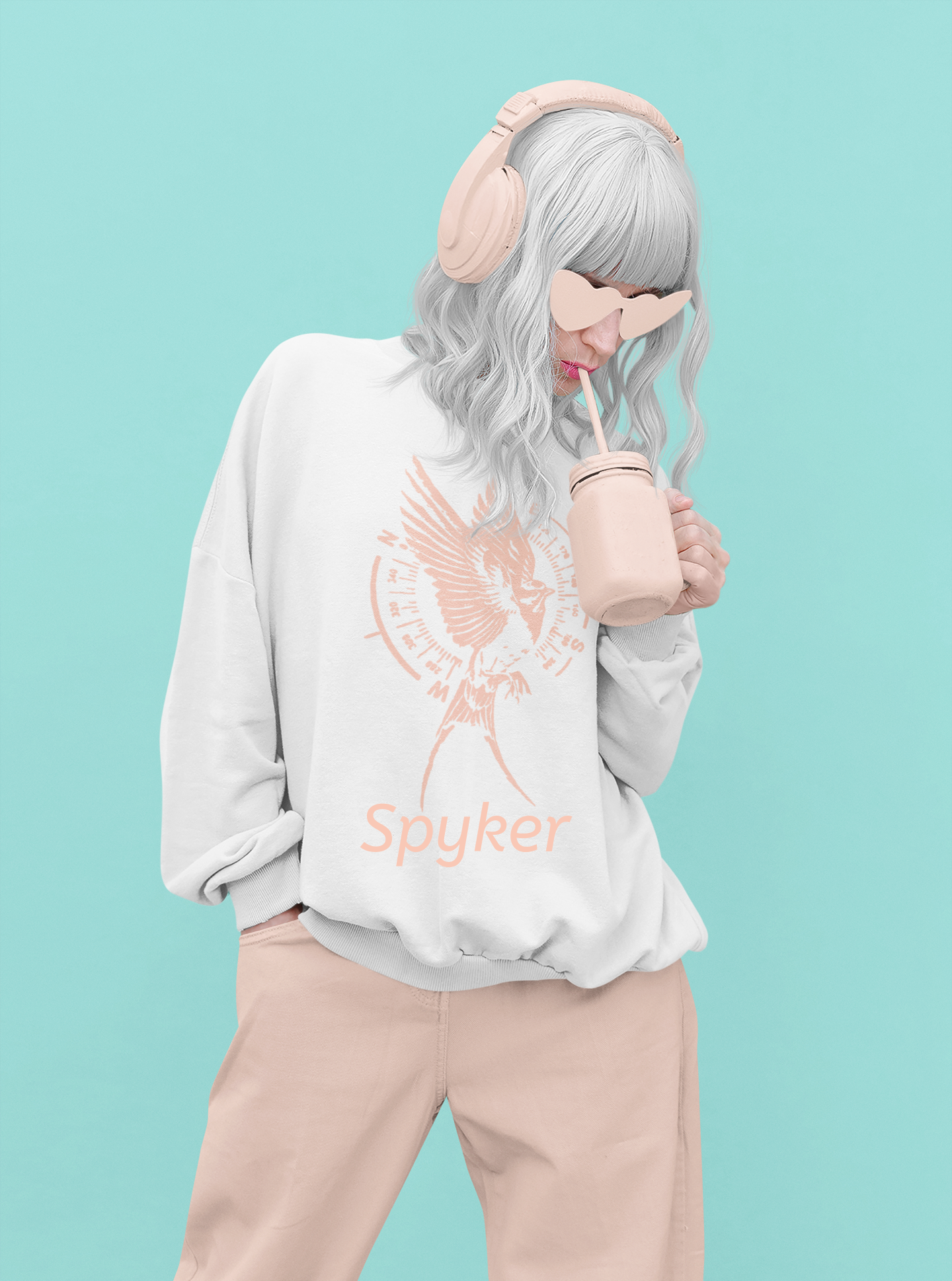 Pastel Daydream Sweatshirt and Sweatpant Combo 🌸🎧